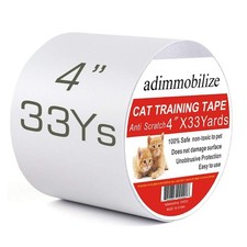 Cat Scratch Deterrent Tape - Anti-Scratch Cat Training Tape for Couch, Furnit...