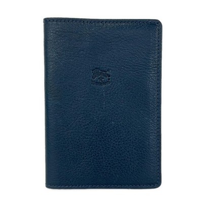 IL BISONTE - SCA005 Navy Leather Agenda