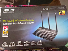 ASUS RT-AC53 AC750 Dual-Band Gigabit Wi-Fi Router 4-Port VPN Guest Parental