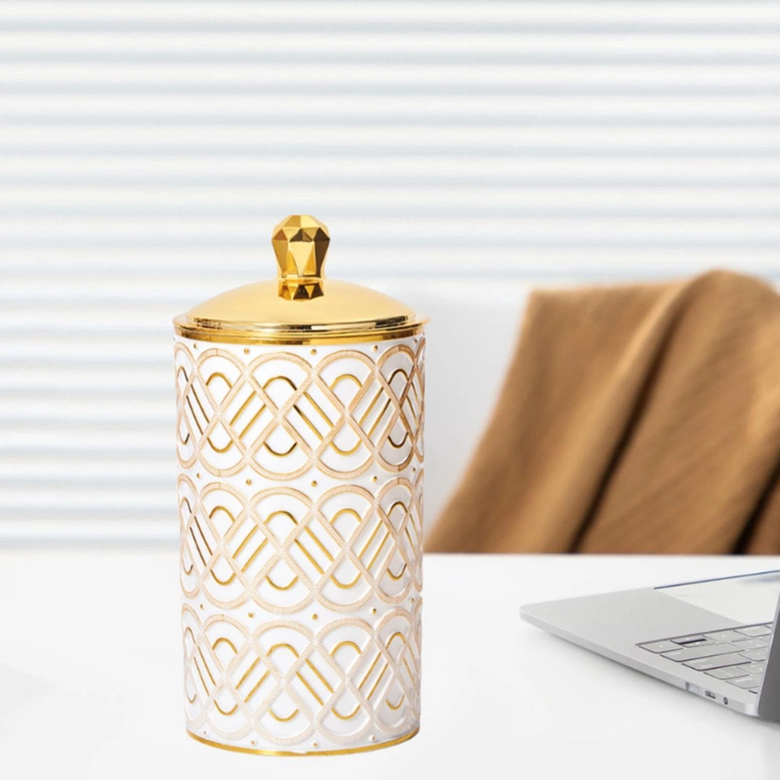 Food Storage Jar Cookie Jar for Counter Luxury Multipurpose Elegant Utensil