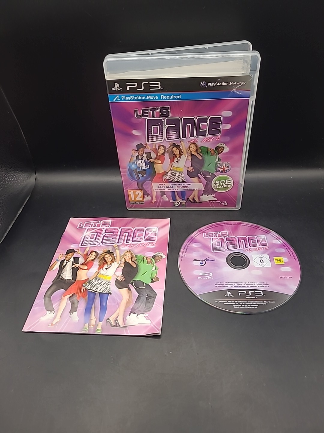 LET'S DANCE WITH MEL B PlayStation 3 PS3 With Manual PlayStation Move Required