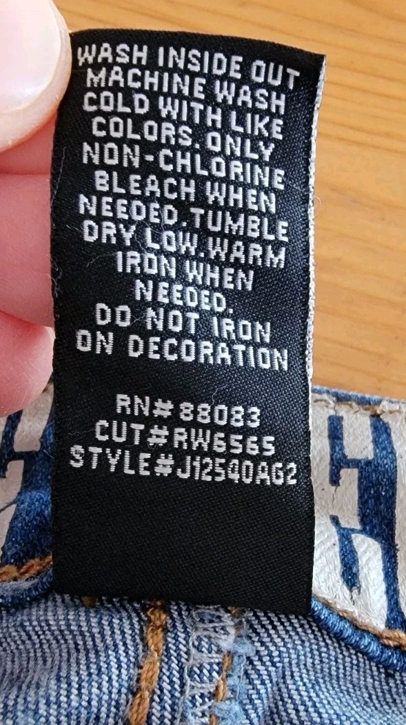 Womens Vintage Reunion Jeans Rewash Sz 9/29W Distressed Holes Lace MidRise Taper