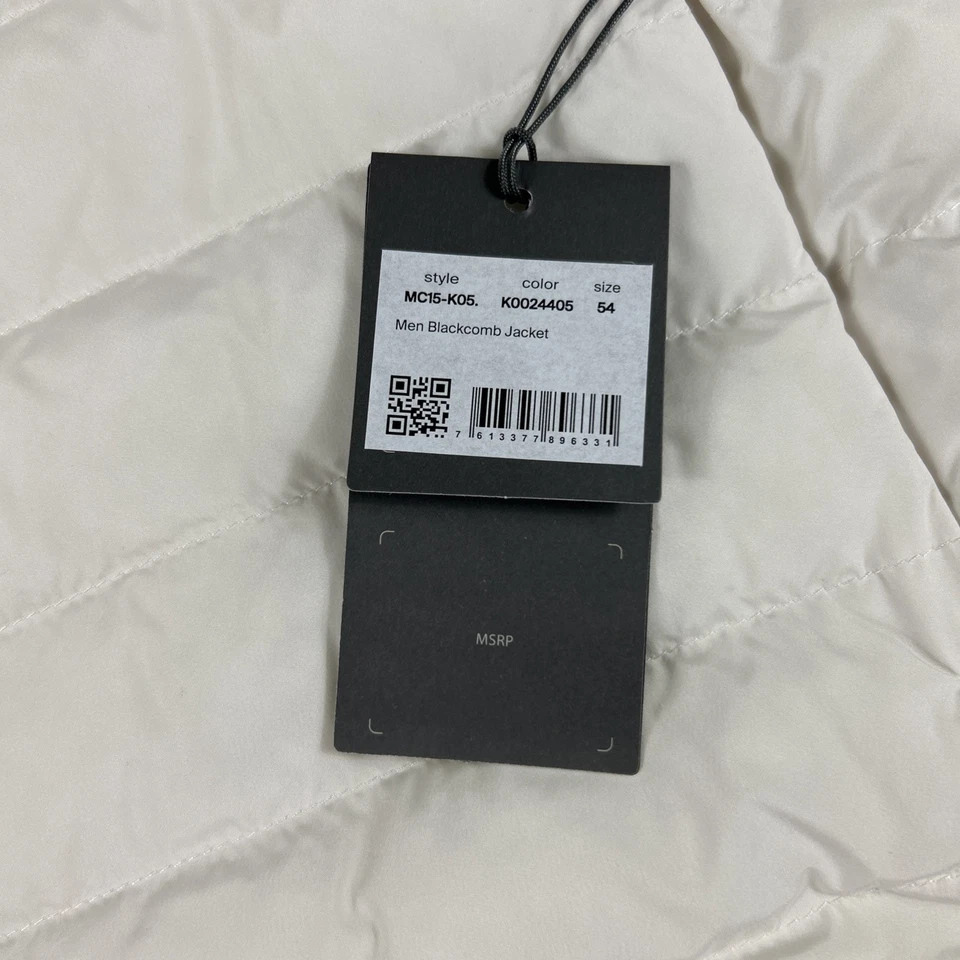 KJUS Jacket Blackcomb Insulated Winter XL 54 Cream Iron Polyester NWT MSRP $479 - Image 2 of 4