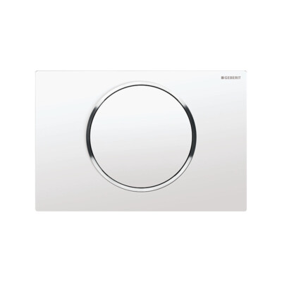 Geberit Sigma 10 Betätigungsplatte Drückerplatte Spül-Stopp weiß/chrom 115758KJ5