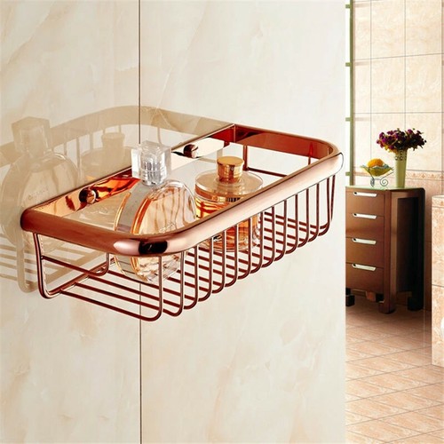 Rose Gold Bathroom Storage Rack – Rispa