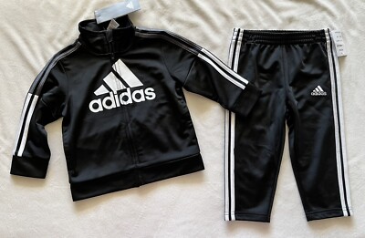 ADIDAS Baby Boy's Tricot Tracksuit, Jacket/Joggers Outfit, 2-piece