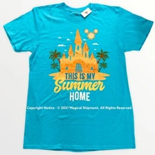 N️️WT!! Disney Parks "This is My Summer Home" Sand Castle Shirt | Adult