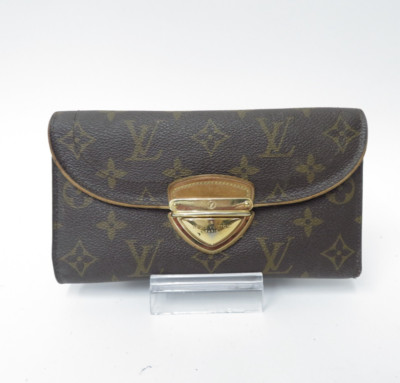 LOUIS VUITTON Monogram Portefeuille Eugenie Trifold Long Wallet #42389