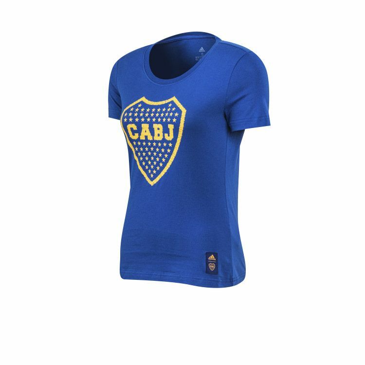 0593 REMERA BOCA JUNIORS MUJER GL7535 (s-m -l -xl-xxl) CONSULTA EL