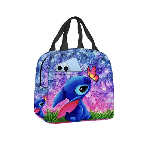 Lilo Stitch Cartoon Galaxy Lunch Bag Insulated Student Snack Picnic Xmas Gift AU - Picture 48 of 55