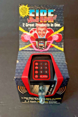 Toy Fire When Ready Bike Alarm Box Secret Code 1988 4Screaming Sound New in Box