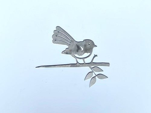 3mm THICK CORTEN STEEL Australian Wren Bird Garden Ornament Sculpture Outdoor - Picture 4 of 4