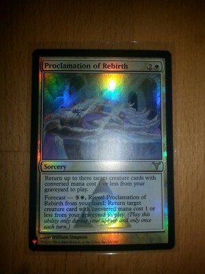 MTG Magic 1x FOIL Proclamation of Rebirth (Dissension - Mystery Booster) M/NM En