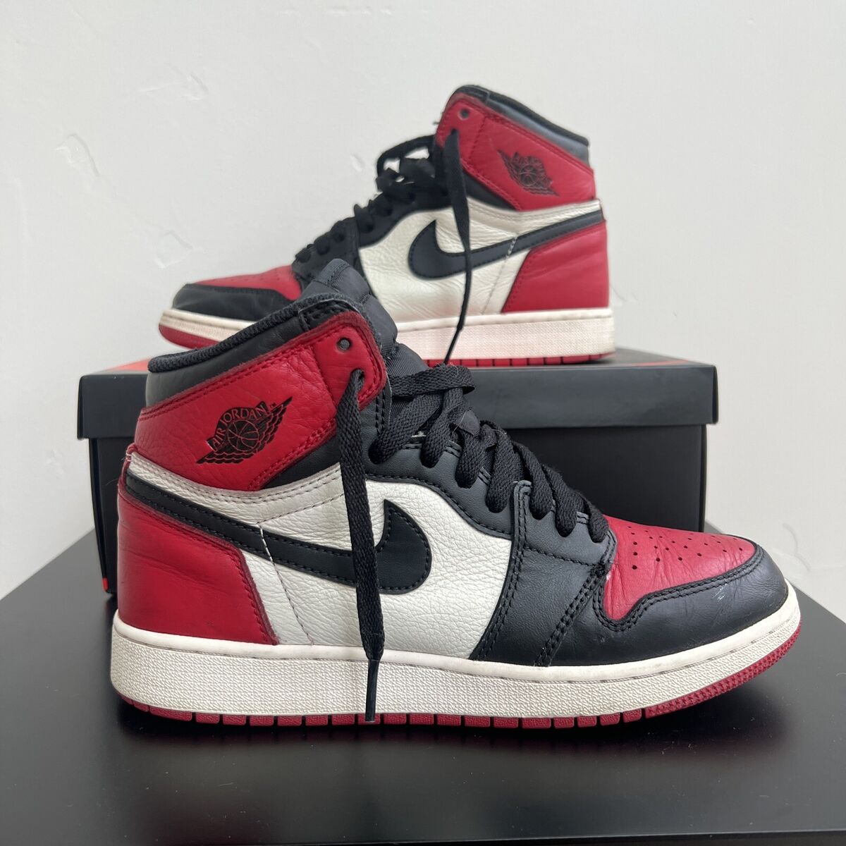 Size by 6Y - Jordan 1 Retro OG High Bred Toe | eBay Size by 6Y - Jordan 1 Retro OG High Bred Toe | eBay