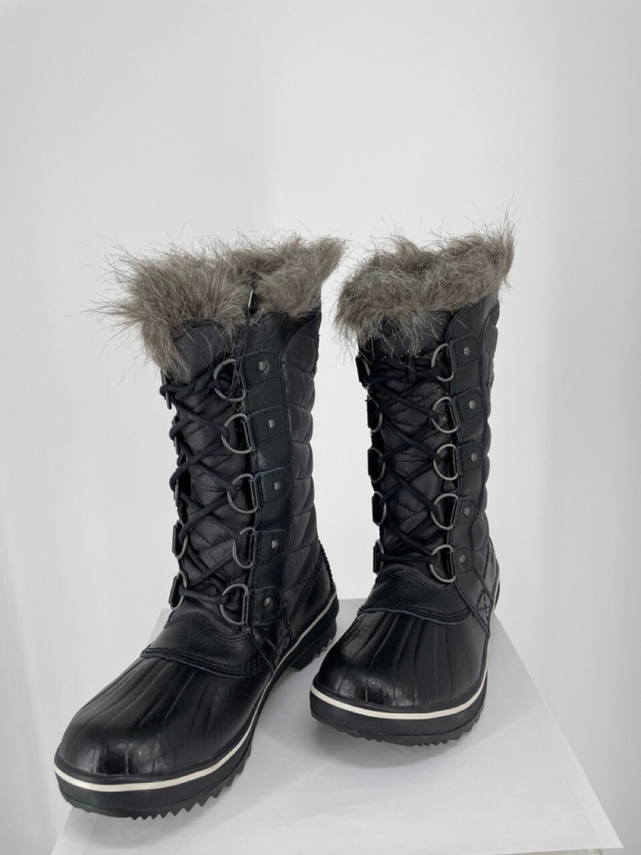 Sorel Womens Tofino II Winter Boots 5.5 NL2332-010 Waterproof Faux