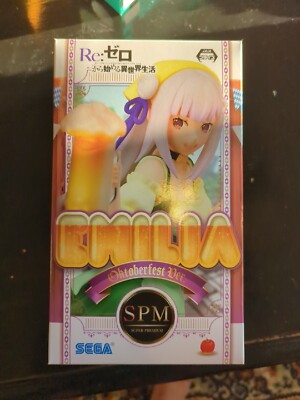 SEGA Re:Zero Starting Life in Another World - Emilia (Oktoberfest) Prize Figure