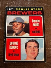 1971 Topps Baseball Card #204 Rookie Stars Brewers (I4)