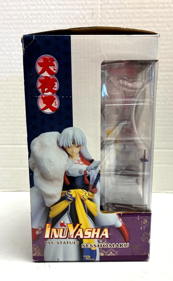 InuYasha PVC Statues 9" SESSHOMARU 1/8 Scale Viz Media Toynami NEW in Box - Image 2 of 4