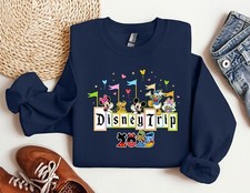 Disney Trip 2025 Sweatshirt, Mickey  Friends Family Vacation Hoodie Gift