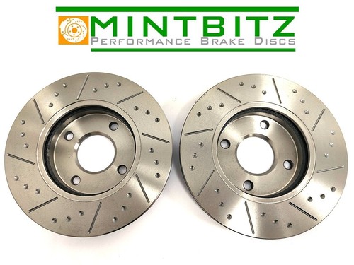 FORD MONDEO 2.5 ST200 Front and Rear (Dimpled and Grooved) BRAKE DISCS - Picture 5 of 8