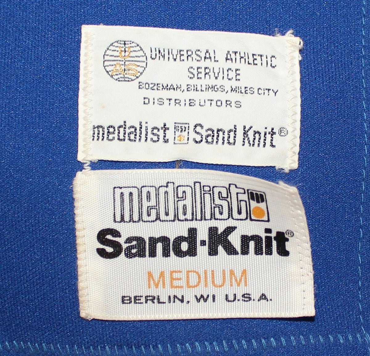 Vintage 70's Medalist Sand-Knit Football Jersey Stripe Medium