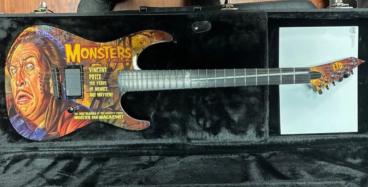 LTD by ESP Famous Monsters Vincent Price Limited Edition Electric