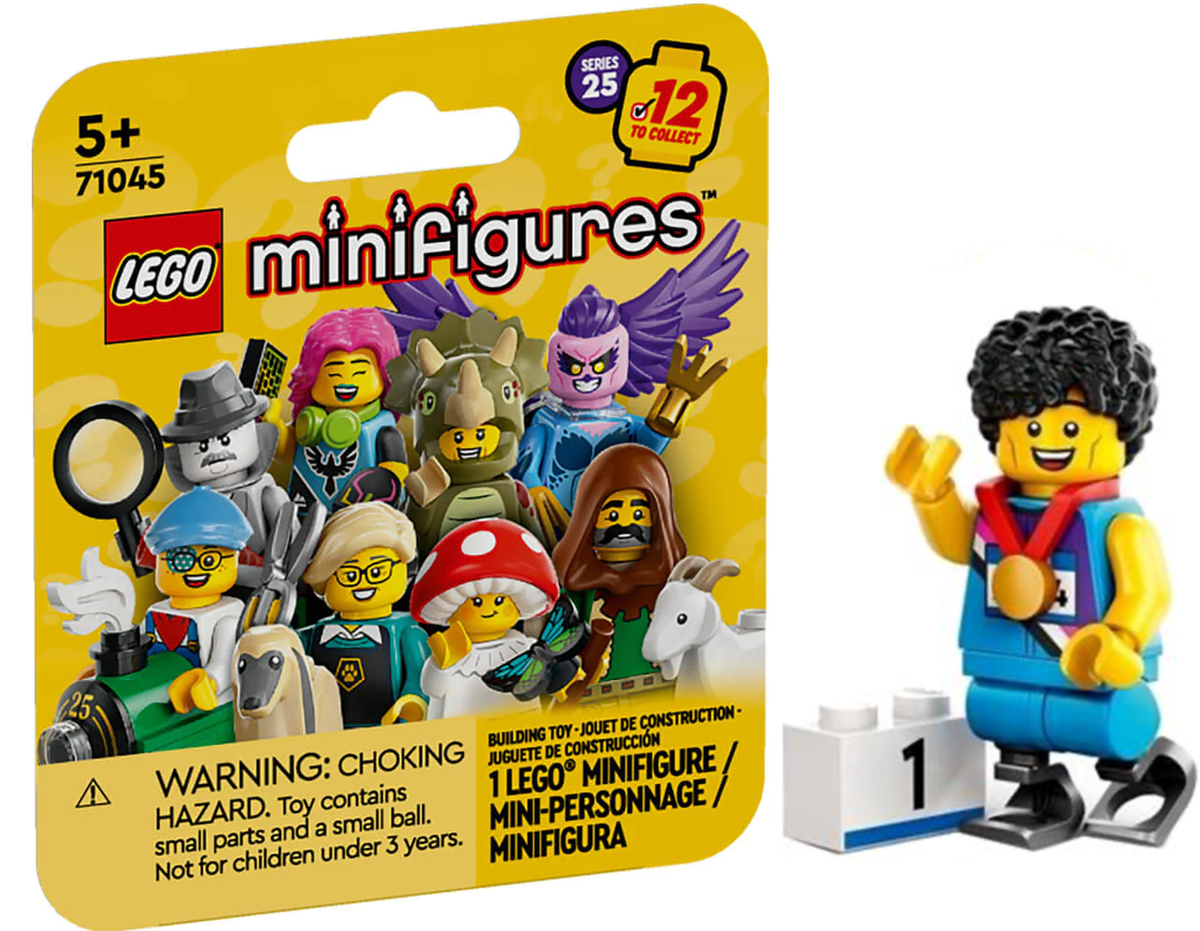 LEGO 71045 Collectible Minifigures Series 25 Sprinter Opened Box