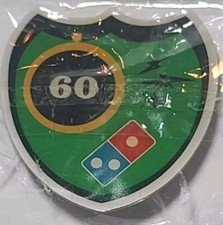Domino's Pizza Esmalte Sombrero Pin Insignia 60 Segundos Pizza Fabricante