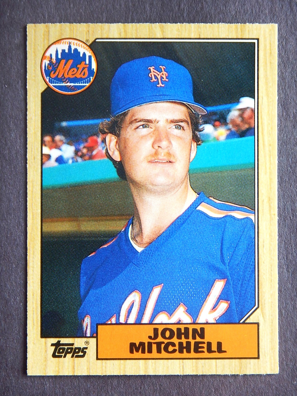 John Mitchell #80T  Topps Traded 1987 Baseball Card (New York Mets)