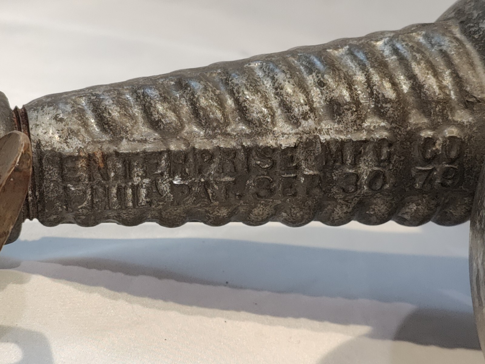 1879 Enterprise Wine Fruit Grape Press Complete, Unique design. Works