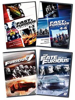 Fast and the Furious 8-Movie DVD Collection: The Fast and the Furious/2 Fast