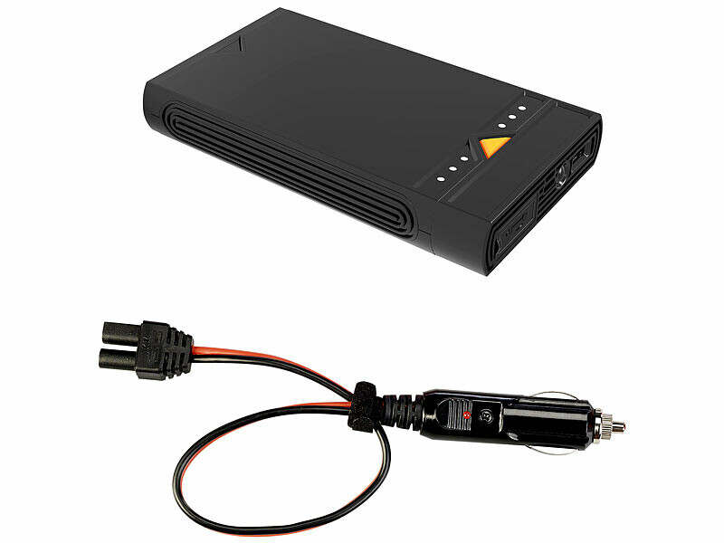 Batterie d'appoint 15300 mAh avec booster de démarrage auto et lampe LED - Modèle Titan 15k