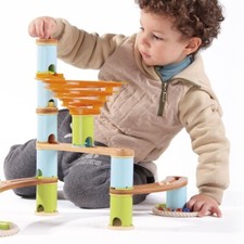 Kugelbahn: Bamboo Build & Run (48 pcs) BASIC von Udeas (13100B)