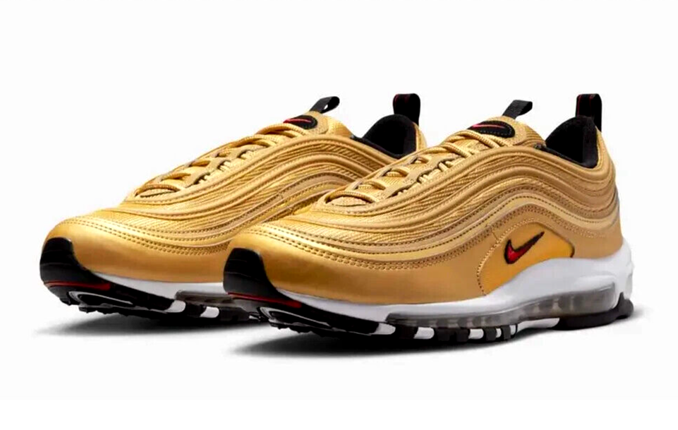 Size 10 Nike Air Max 97 OG 2023 Metallic Gold W for sale online