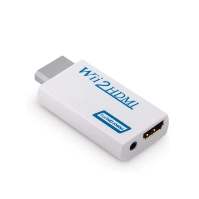 Wii to Hdmi Converter Output Video with Audio Adapter 3.5mm jack WII U Wii Mini