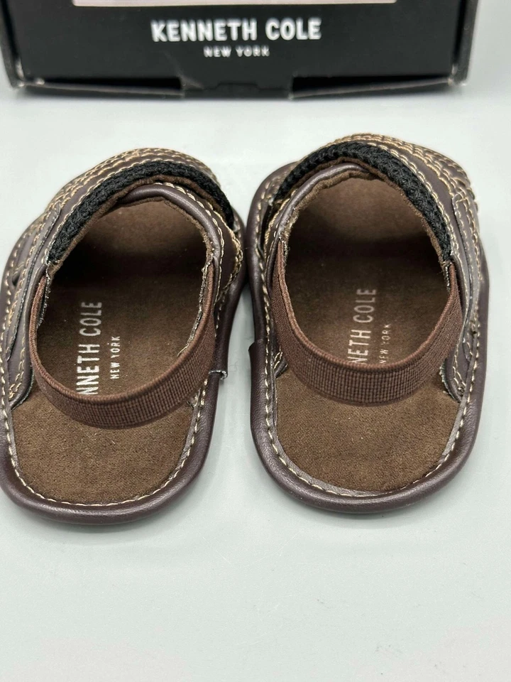 Sandalias Kenneth Cole Bebé Hoja Malla Marrón Talla 3 Bebés (6-9 Meses) Foto 4 de 4