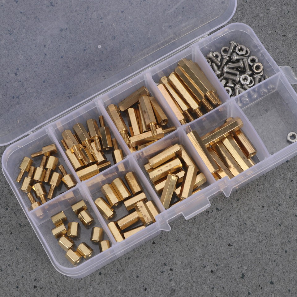 120 PCS Standoff Screw Standoff Screw Assortment Kit Standoff Spacer
