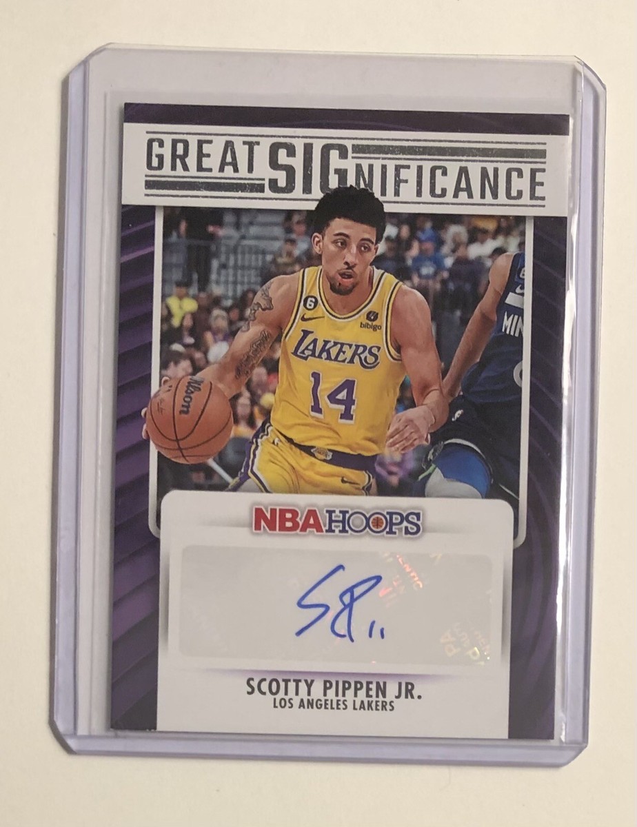 2023-24 Panini NBA Hoops Scotty Pippen Jr Great Significance