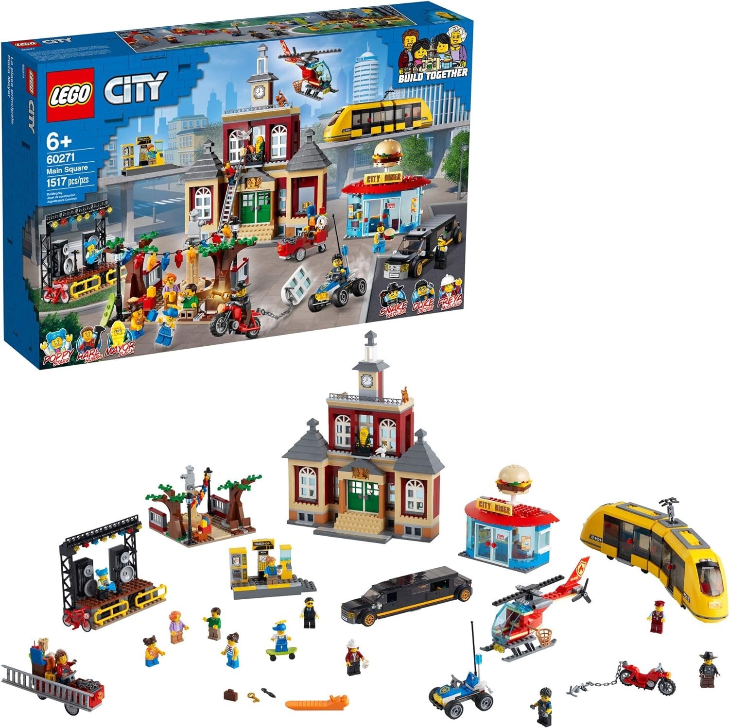 LEGO City 60271 place du centre ville le grand jeu de briques contre l'ennui des enfants
