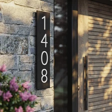 House numbers | Address sign | Modern address plaque | Housewarming gift | Sign