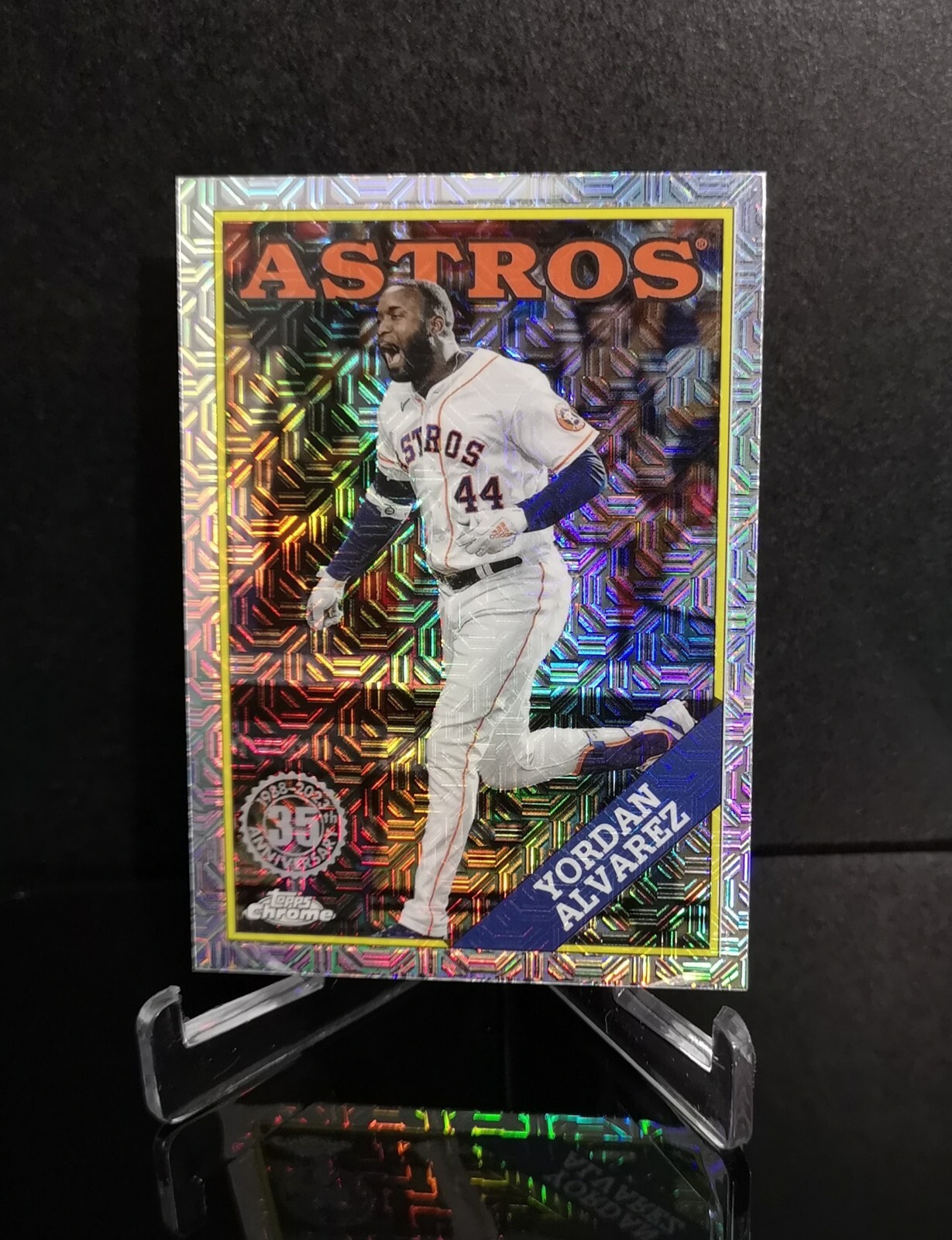 YORDAN ALVAREZ SP 💥 2023 Topps Chrome Series 1 Silver Pack Refractor #T88C-82