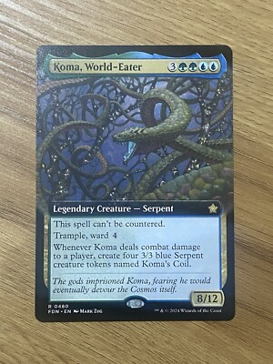 Koma, World-Eater: MTG Foundations, Extended Art [NM]