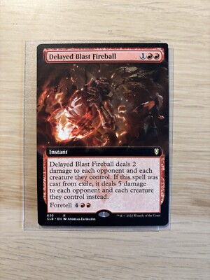 [NM/MT] Delayed Blast Fireball - Extended Borderless Art - MTG CLB