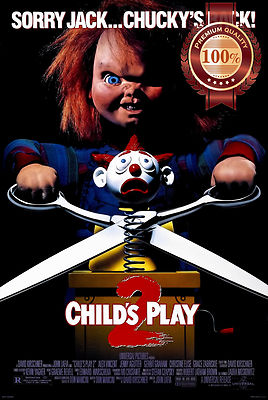 CHILDS PLAY 2 TWO ORIGINAL 90s MOVIE FILM 1990 CHUCKY PRINT