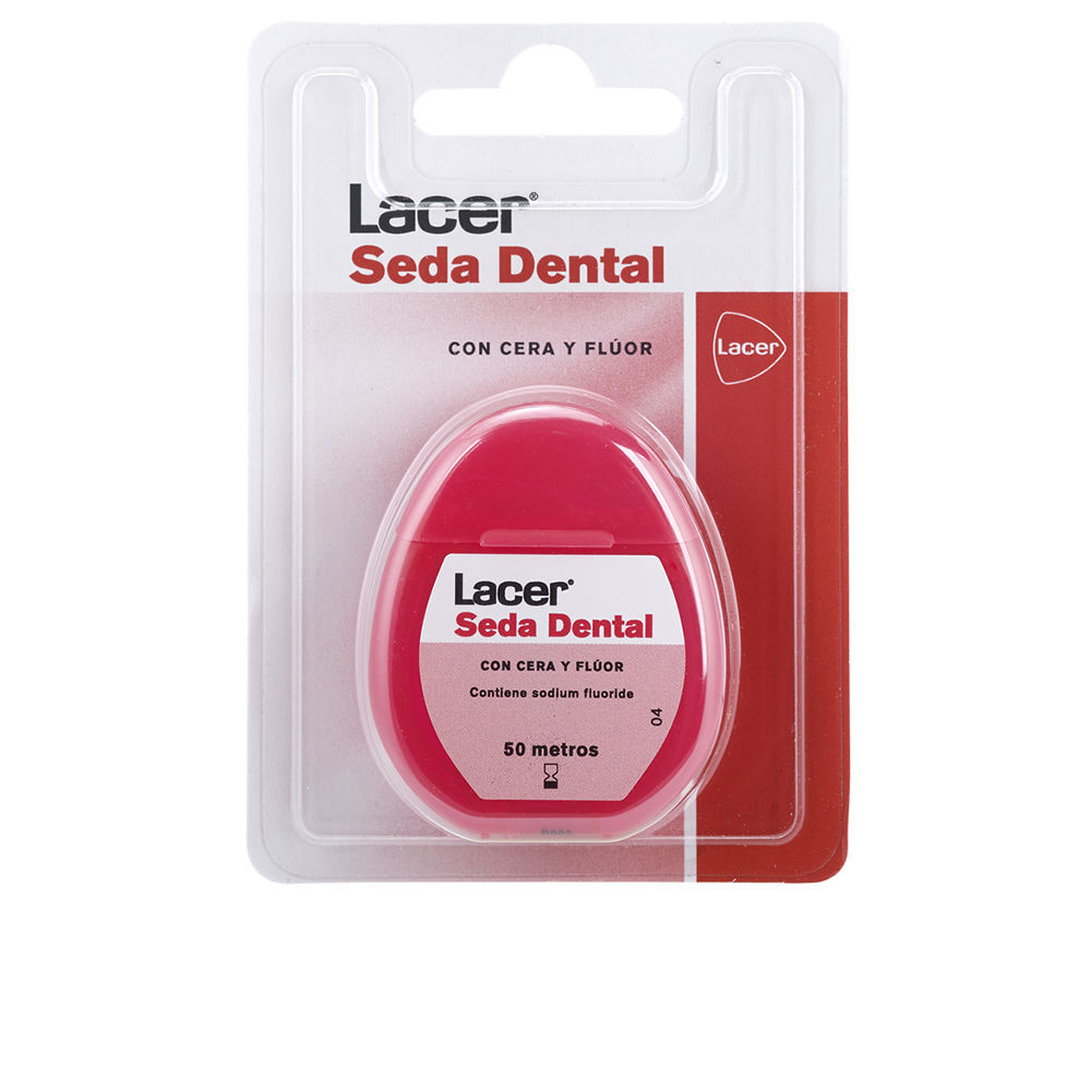 Higiene Lacer unisex SEDA DENTAL con cera y flúor 50 metros 1 u