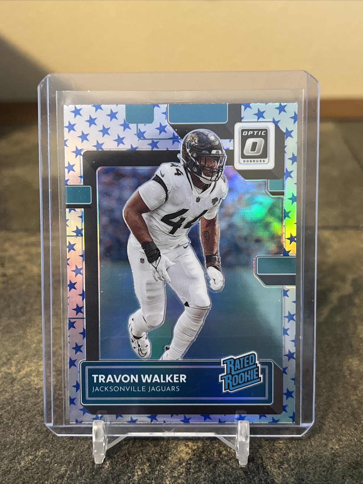2022 Donruss Optic Travon Walker Stars Emoji Prizm SSP Rookie RC #225 Jaguars