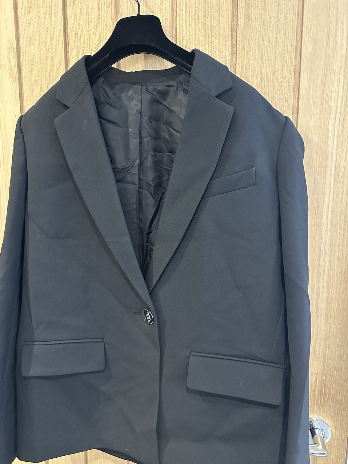 THE ATTICO  BIANCA BLACK JACKET Size XS GENUINE RRP £950 #U10 image 6