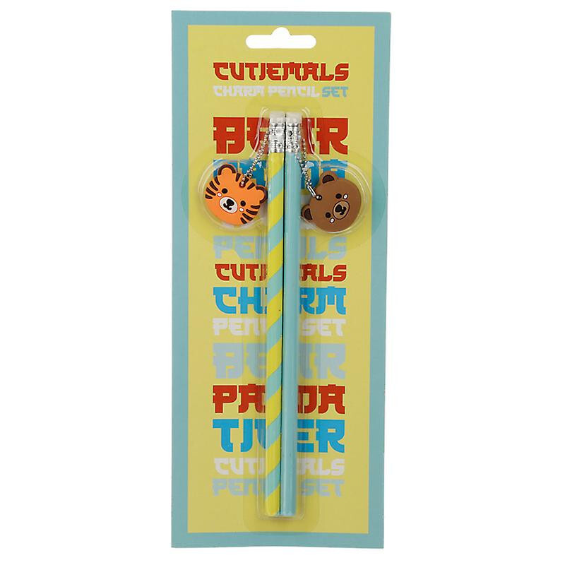 Stationery Pencils Kawaii Tiger Bear Pencil Set Cutiemals Home School Work