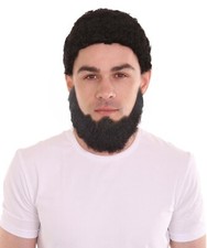 HPO Men's Synthetic Hair Full Beard Cosplay Facial Hair M-1304