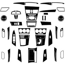 55pcs Whole Interior Trim High Quality Piano Black Kits For Mazda3 Axela 2010-13